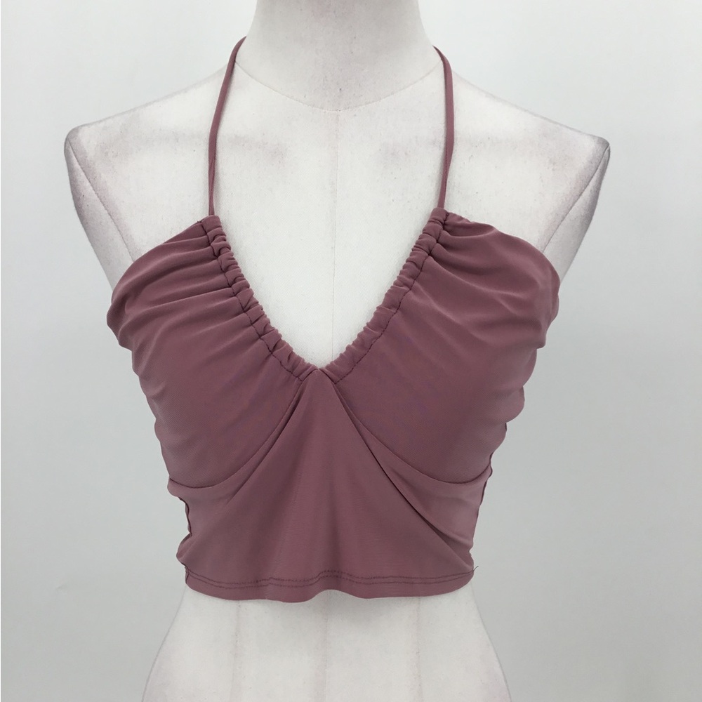 Triple Seven Womens Halter Top Size L